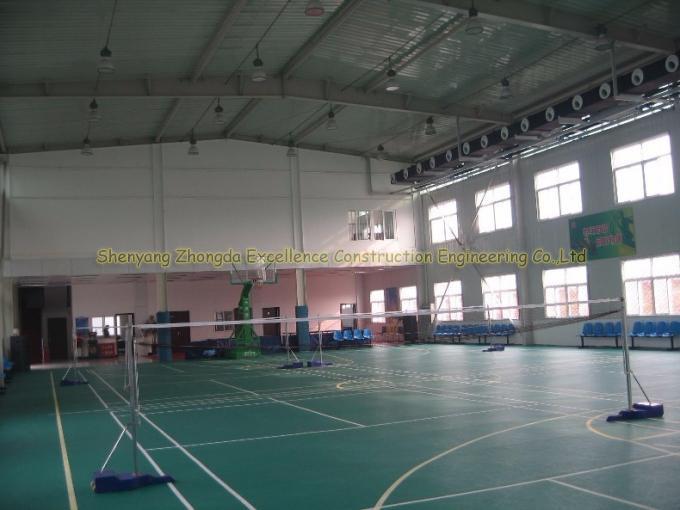Prefabrik Prefabrik Badminton Salonu Çelik Yapısı