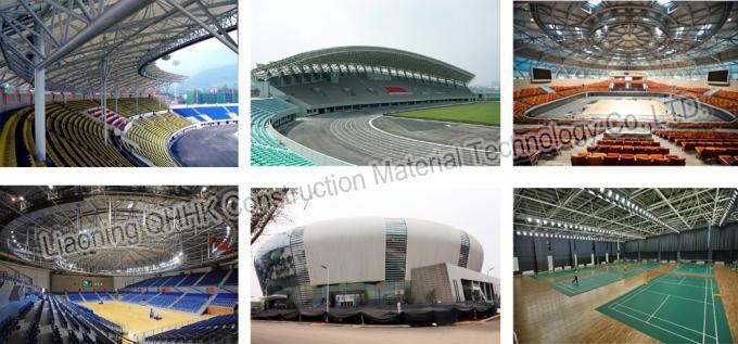 Spor salonu için ekonomik çelik yapı futbol stadyumu