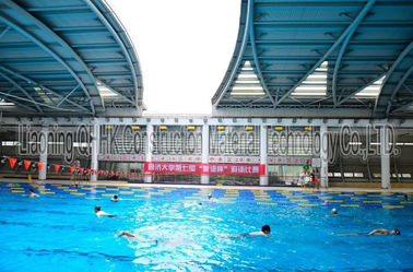 Energy Savings Prefabricated Steel Structures Swimming Pool Roof Covers