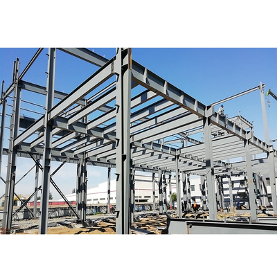 Customizable Bolt Connection Prefabricated Steel Structures Commercial Buildings