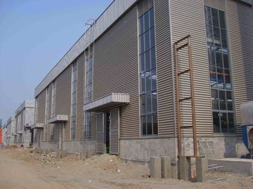 55000Sqm Q235 Q345 Fabricated Warehouse Steel Structure