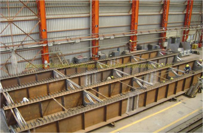 Çelik yapısal köprü kirişli / ASTM A572 malzeme, AWS D1.5 kaynak / çelik yapısal kutu kirişli köprü
