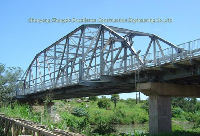 Kolay montajlı prefabrik çelik yapı sehpa çelik köprü