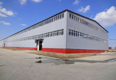 55000Sqm Q235 Q345 Fabricated Warehouse Steel Structure